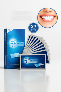 ✨ Bandas Blanqueadoras Dental 5D  X7 Pares – Sonrisa Perfecta ✨