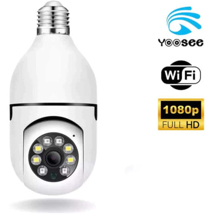 Cámara Bombilla 360° WiFi Inova – Seguridad Inteligente en Cada Rincón